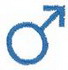 1" Male Symbol