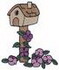 Birdhouse W/flowers 00