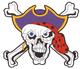 Lg. Pirate Skull