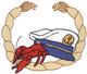 Lobster W/ Hat Crest