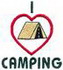 I Love Camping Logo