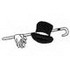 Top Hat Gloves & Cane