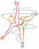 Female Ice Skater Outline 98