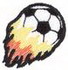 Flaming Soccer Ball