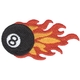 Flaming 8-ball