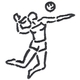 Women's Volleyball Logo