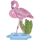 Flamingo W/ Fern