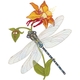 Paddle-tailed Darner On Columbine