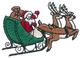 Santa In Sleigh