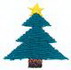 1" Christmas Tree