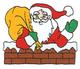 Santa In Chimney