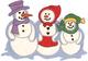 Snowpeople Applique