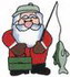 Fishing Santa