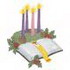 Advent Wreath & Bible