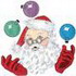 Sm. Santa W/bulbs