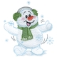 Dancing Snowman