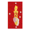 2ND U.S.M.C. DIVISION (SEWN ON RED)