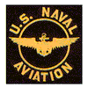 U.S. NAVAL AVIATION (SEWN ON BLACK)
