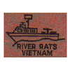 RIVER RATS VIETNAM (SEWN ON BROWN)