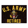 U.S. ARMY RETIRED (SEWN ON BLACK)