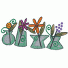 VASES WITH FLOWERS