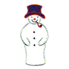 APPLIQUE SNOWMAN