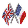 FLAGS OF GREAT BRITAIN & FRANCE