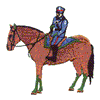 POLICEMAN ON HORSE