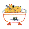 HIPPO TAKING A BATH