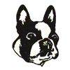 BOSTON TERRIER HEAD