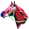 HORSE HEAD WITH BRIDLE