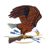 EAGLE W/GUN AND ARROWS