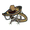 SOMBRERO/ROPE/SPURS