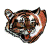 ORANGE BENGAL TIGER HEAD