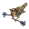 SPARROW BIRD PERCHING
