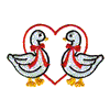 DUCKS IN HEART