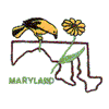 MARYLAND OUTLINE & BIRD