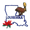 LOUISIANA OUTLINE & BIRD