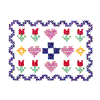 CROSS STITCH QUILT PATTERN