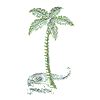 PALM TREE AND ALLIGATOR