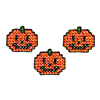 CROSS STITCH JACK-O-LANTERNS