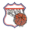 BASKETBALL CREST