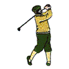 OLD FASHIONED GOLFER