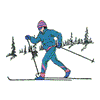 CROSS COUNTRY SKIER