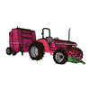 TRACTOR WITH SEEDER