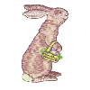 RABBIT WITH BASKET OF EGGS