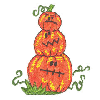 STACKED PUMPKINS