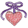 HEART WITH RIBBON