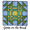 GOOSE ON THE POND QUILT