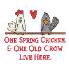 ONE SPRING CHICKEN....